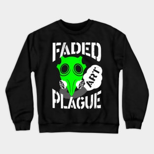 Faded Plague Art Crewneck Sweatshirt